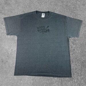 HBO The Sopranos Bada Bing T Shirt Mens Large Charcoal Gray Y2K Promo Pinup Girl